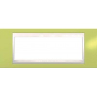 Рамка 6-модульная Итальянский дизайн Unica Plus. Цвет Зелёное яблоко MGU6.106.563