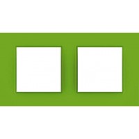 Рамка двомісна Unica Quadro. Колір Bio MGU4.704.28