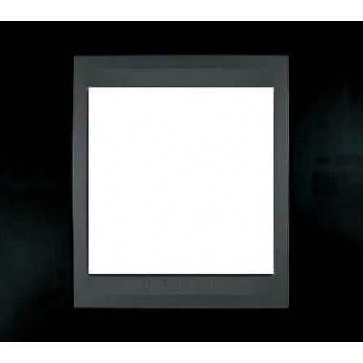 Рамка 1-місна Unica Top. Колір Чорний родій/Графіт MGU66.002.293