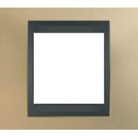 Рамка одноместная Unica Top. Цвет Оникс медный/Графит MGU66.002.296