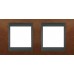 Рамка 2-місна Unica Top. Колір Черешня/Графіт MGU66.004.2M2