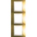 Рамка 3-местная Unica Top. Цвет Золото/Слоновая кость MGU66.006V.504