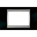 Рамка 3-модульная Итальянский дизайн Unica Top. Цвет Черный родий/Алюминий MGU66.103.093