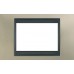 Рамка 3-модульна Італійський дизайн Unica Top. Колір Матовий Нікель/Графіт MGU66.103.239