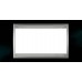 Рамка 4-модульная Итальянский дизайн Unica Top. Цвет Черный родий/Алюминий MGU66.104.093