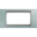 Рамка 4-модульная Итальянский дизайн Unica Top. Цвет Изумрудный/Алюминий MGU66.104.094