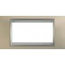 Рамка 4-модульная Итальянский дизайн Unica Top. Цвет Титановый/Алюминий MGU66.104.095