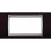 Рамка 4-модульна Італійський дизайн Unica Top. Колір Венге/Алюміній MGU66.104.0M3