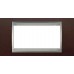 Рамка 4-модульная Итальянский дизайн Unica Top. Цвет Табак/Алюминий MGU66.104.0M4