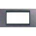 Рамка 4-модульная Итальянский дизайн Unica Top. Цвет Голубой берилл/Графит MGU66.104.298