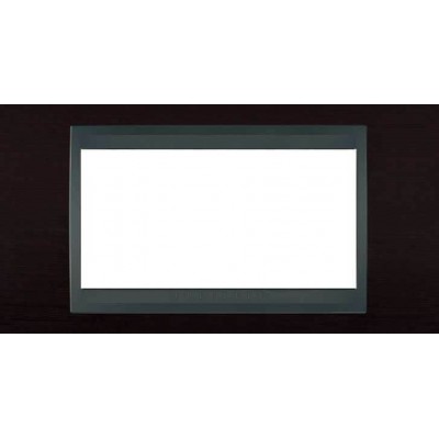 Рамка 4-модульная Итальянский дизайн Unica Top. Цвет Венге/Графит MGU66.104.2M3