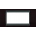 Рамка 4-модульна Італійський дизайн Unica Top. Колір Венге/Графіт MGU66.104.2M3