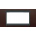 Рамка 4-модульна Італійський дизайн Unica Top. Колір Табак/Графіт MGU66.104.2M4