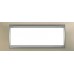 Рамка 6-модульная Итальянский дизайн Unica Top. Цвет Титановый/Алюминий MGU66.106.095