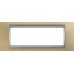 Рамка 6-модульна Італійський дизайн Unica Top. Колір Онікс Мідний/Алюміній MGU66.106.096