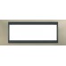 Рамка 6-модульная Итальянский дизайн Unica Top. Цвет Матовый никель/Графит MGU66.106.239