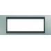 Рамка 6-модульна Італійський дизайн Unica Top. Колір Смарагдовий/Графіт MGU66.106.294
