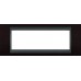 Рамка 6-модульная Итальянский дизайн Unica Top. Цвет Венге/Графит MGU66.106.2M3