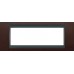 Рамка 6-модульная Итальянский дизайн Unica Top. Цвет Табак/Графит MGU66.106.2M4