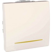 Вимикач одноклавішний з контрольним підсвічуванням 16А серія Unica MGU3.261.25S