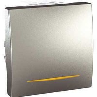 Вимикач одноклавішний з контрольним підсвічуванням 10А серія Unica MGU3.201.30S