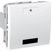 Вимикач KNX з LED індикатором та ІЧ приймачем 2-кнопковий серія Unica MGU5.532.18