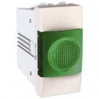 Індикатор зелений 10А 1 модуль серія Unica MGU3.775.25V