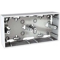 Монтажна коробка для відкритого монтажу двомісна Unica MGU8.004.18