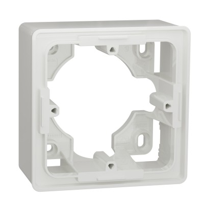 Коробка для открытой установки Unica New белая (NU800218)