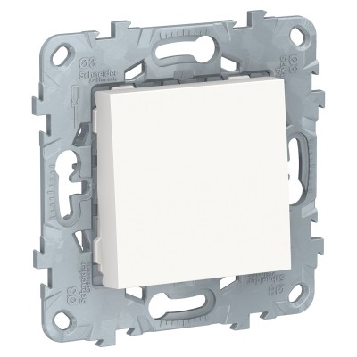 Перемикач одноклавішний сх.6 10А Unica New білий (NU520318)