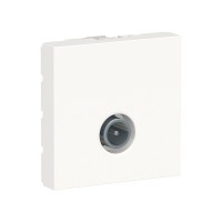 ⚡Розетка TV одинарная 2 модуля Unica New белая (NU346218)