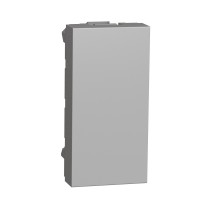 ⚡Заглушка 1 модуль Schneider Electric серии Unica New алюминий (NU986530) ⚡Заглушка 1 модуль Schneider Electric серии Unica New алюминий (NU986530)