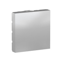 ⚡Заглушка 45х45 Schneider Electric серии Unica New алюминий (NU986630)
