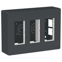 ⚡Блок відкритого монтажу Unica System 3х2 антрацит (NU123454) ⚡Блок відкритого монтажу Unica System 3х2 антрацит (NU123454)