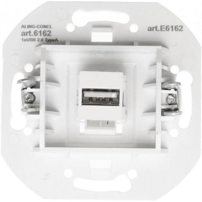 USB-розетка Aling Conel серії EON. Колір "Білий" (E6162.0)