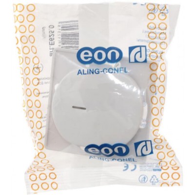 Вимикач з підсвічуванням Aling Conel серії EON. Колір "Білий" (E625.0)