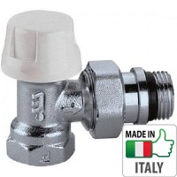 Кран радиаторный термостатический Caleffi 1/2” HВ угловой, гигроскопический колпачок