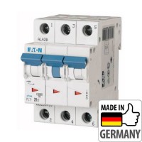 ⚡Автоматический выключатель Eaton PL7-D20/3, 20А, 3P, D, 10кА (263422)