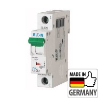 ⚡Автоматический выключатель Eaton PL7-D6/1, 6А, 1P, D, 10кА (262713)