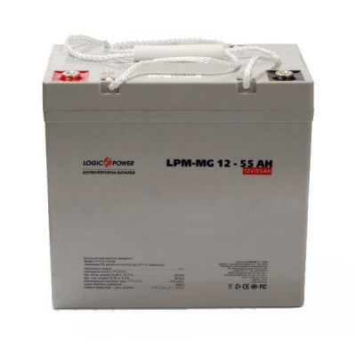 Аккумулятор мультигелевый LogicPower LPM-MG 12-55 AH (3873)