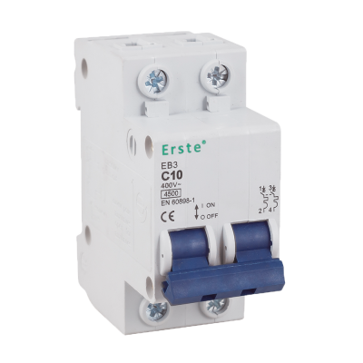 Автоматичний вимикач Erste 2Р 32А 4,5кА (EB3-2P32C)