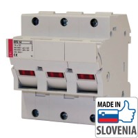 Разъединитель EFD14 3p для цилиндрических предохранителей CH14x51 Разъединитель EFD14 3p для цилиндрических предохранителей CH14x51