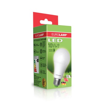Світлодіодна LED лампа Eurolamp ЕКО серія "D" А60 10W E27 4000K