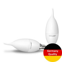 LED лампа "свечка на ветру" Eurolamp ЕКО серия "D" 6W E14 3000K (50)