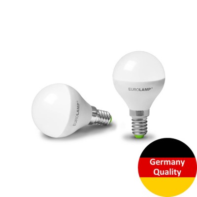 Світлодіодна LED лампа Eurolamp ЕКО серія "D" G45 5W E14 4000K