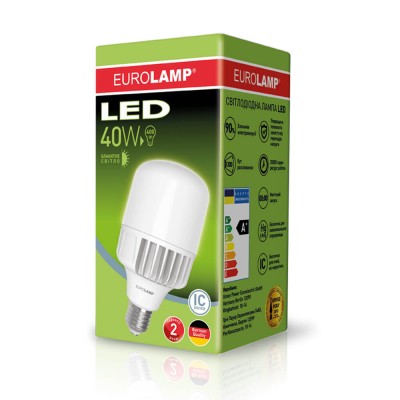 Светодиодная LED лампа Eurolamp сверхмощная 40W E40 6500K