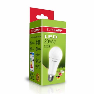 Світлодіодна лампа Eurolamp ЕКО серія "D" А70 20W E27 4000K