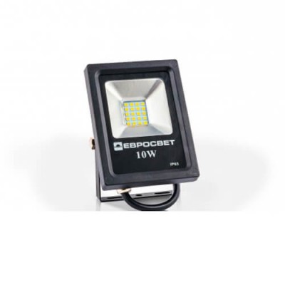 Вуличний LED-прожектор Eurosvet EVRO LIGHT EV-10-01 (10Вт, 95-265В, 6400K, 800Лм) SanAn SMD