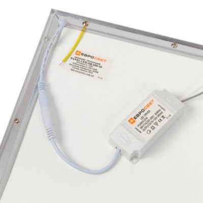 Встраиваемый светильник Eurosvet PANEL LED-SH-600-20 32Вт, 4000К, 2300Лм (595x595x9мм)