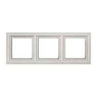 Рамка трехместная Jung ECO profi Design. Цвет "Белый" (EPD483WW) Рамка трехместная Jung ECO profi Design. Цвет "Белый" (EPD483WW)